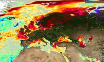 Europe's sea temperatures