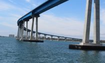 The famous Coronado San Diego Bridge