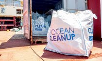 Ocean Cleanup project in action