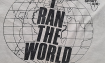 I ran the world T Shirt for the Sport aid event in 1986